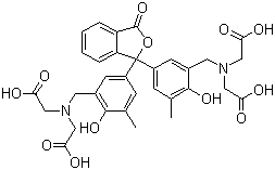 o-Cresolphthalein Complexone molecular structure (CAS 2411-89-4)