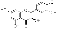 结构式 CAS# 24198-97-8, (±)-二氢槲皮素