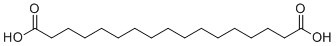 Heptadecanedioic acid molecular structure (CAS 2424-90-0)