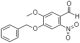 4-(Benzyloxy)-5-methoxy-2-nitrobenzaldehyde molecular structure (CAS 2426-84-8)