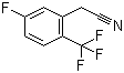 结构式 CAS# 242812-09-5, 5-氟-2-(三氟甲基)苯乙腈