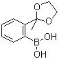 structure of CAS# 243140-14-9, 2-(2-Methyl-1,3-dioxolan-2-yl)phenylboronic acid