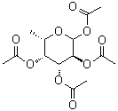 structure of CAS# 24332-95-4, 1,2,3,4-Tetra-O-acetyl-L-fucopyranose;L-Fucose tetraacetate; NSC 119108