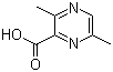 structure of CAS# 2435-46-3, 3,6-Dimethylpyrazinecarboxylic acid
