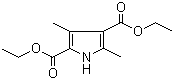 结构式 CAS# 2436-79-5, 2,4-二甲基吡咯-3,5-二羧酸二乙酯