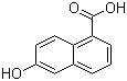 6-Hydroxy-1-naphthoic acid molecular structure (CAS 2437-17-4)