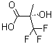 (2S)-3,3,3-Trifluoro-2-hydroxy-2-methyl-propanoic acid molecular structure (CAS 24435-45-8)
