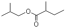 Isobutyl 2-methylbutanoate molecular structure (CAS 2445-67-2)