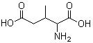 3-甲基谷氨酸分子结构 (CAS 2445-97-8)