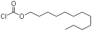 Lauryl chloroformate molecular structure (CAS 24460-74-0)