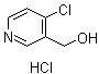 structure of CAS# 245124-17-8, 4-Chloro-3-pyridinemethanol hydrochloride