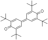 结构式 CAS# 2455-14-3, 3,3',5,5'-四叔丁基-4,4'-联苯醌
