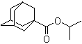 structure of CAS# 24556-16-9, 1-Adamantanecarboxylic acid isopropyl ester;Isopropyl 1-adamantanecarboxylate