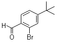 structure of CAS# 246139-77-5, 2-Bromo-4-tert-butylbenzaldehyde;2-Bromo-4-(1,1-dimethylethyl)-benzaldehyde; 4-(tert-Butyl)-2-bromobenzaldehyde