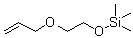 Trimethyl[2-(2-propenyloxy)ethoxy]silane molecular structure (CAS 24628-30-6)