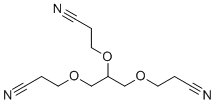 1,2,3-三(2-氰基乙氧基)丙烷分子结构 (CAS 2465-93-2)