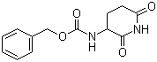 3-N-Cbz-amino-2,6-dioxopiperidine molecular structure (CAS 24666-55-5)