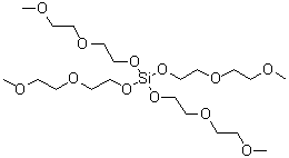 Tetrakis[2-(2-methoxyethoxy)ethyl] silicate molecular structure (CAS 24685-89-0)