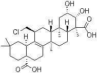 Senegenin molecular structure (CAS 2469-34-3)