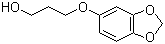 structure of CAS# 247228-25-7, 3-(1,3-Benzodioxol-5-yloxy)-1-propanol
