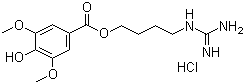 Leonurin monohydrochloride molecular structure (CAS 24735-18-0)