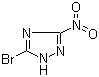 结构式 CAS# 24807-56-5, 5-溴-3-硝基-1H-1,2,4-三唑
