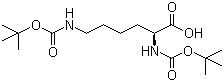 (S)-2,6-Bis-tert-butoxycarbonylaminohexanoic acid molecular structure (CAS 2483-46-7)