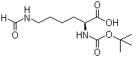 N-Boc-N'-formyl-L-lysine molecular structure (CAS 2483-47-8)