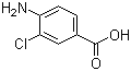 4-Amino-3-chlorobenzoic acid molecular structure (CAS 2486-71-7)