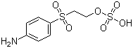 结构式 CAS# 2494-89-5, 2-[(4-氨基苯基)磺酰基]乙醇硫酸氢酯; 4-硫酸乙酯砜基苯胺