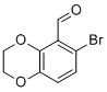 6-Bromo-2,3-dihydro-1,4-benzodioxin-5-carbaldehyde molecular structure (CAS 249636-65-5)