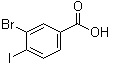 结构式 CAS# 249647-25-4, 3-溴-4-碘苯甲酸