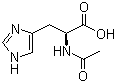 结构式 CAS# 2497-02-1, N-乙酰-L-组氨酸