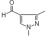 1,3-二甲基-1H-吡唑-4-甲醛分子结构 (CAS 25016-12-0)