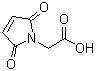 structure of CAS# 25021-08-3, N-Maleimidoglycine;N-Maleoylglycine; NSC 266055; Maleimidoacetic acid; N-(Carboxymethyl)maleimide