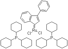结构式 CAS# 250220-36-1, 双(三环己基磷)-3-苯基-1H-茚二氯化钌