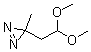 structure of CAS# 25055-98-5, 3-(2,2-Dimethoxyethyl)-3-methyl-3H-diazirine