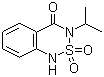 structure of CAS# 25057-89-0, Bentazone;3-Isopropyl-1H-2,1,3-benzothiadiazin-4(3H)-one-2,2-dioxide; 3-Isopropyl-3,4-dihydro-2,1,3-benzothiadiazin-4(1H)-one 2,2-dioxide; Adagio; BAS 351H; Basagran; Basagran 4E; Bendioxide; Thiadiazinol