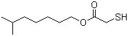 structure of CAS# 25103-09-7, Isooctyl mercaptoacetate