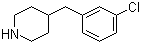 结构式 CAS# 251107-31-0, 4-(3-氯苄基)哌啶