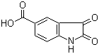 2,3-Dioxoindoline-5-carboxylic acid molecular structure (CAS 25128-32-9)