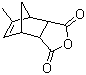 structure of CAS# 25134-21-8, Methyl-5-norbornene-2,3-dicarboxylic anhydride;Methyl nadic anhydride; Methyl himic anhydride; Methylbicyclo[2.2.1]hept-5-ene-2,3-dicarboxylic anhydride