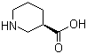 结构式 CAS# 25137-00-2, (R)-(-)-哌啶-3-甲酸