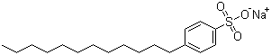 structure of CAS# 25155-30-0, Sodium dodecylbenzenesulphonate;Sodium 4-dodecylbenzenesulphonate; Dodecylbenzenesulfonic acid sodium salt