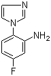 structure of CAS# 251649-52-2, 5-Fluoro-2-(1H-imidazol-1-yl)aniline