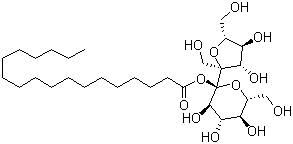 structure of CAS# 25168-73-4, Sucrose stearate;Sucrose monostearate; Sucrose monostearic acid ester