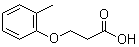 结构式 CAS# 25173-35-7, 3-(2-甲基苯氧基)丙酸