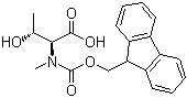 N-[(9H-Fluoren-9-ylmethoxy)carbonyl]-N-methyl-L-threonine molecular structure (CAS 252049-06-2)