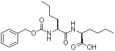 N-[(Phenylmethoxy)carbonyl]-L-norleucyl-L-norleucine molecular structure (CAS 252573-92-5)