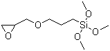 3-(2,3-环氧丙氧)丙基三甲氧基硅烷分子结构 (CAS 2530-83-8)